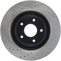 StopTech - StopTech Sport Cross Drilled Brake Rotor Front Left 128.42096L - Image 2