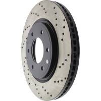 Stoptech - StopTech Sport Cryo Cross Drilled Brake Rotor Front Left 128.42099CL - Image 3