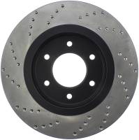 StopTech - StopTech Sport Cross Drilled Brake Rotor Front Left 128.42099L - Image 2