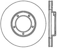 StopTech Sport Cross Drilled Brake Rotor Front Left 128.44108L