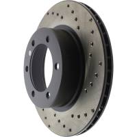 Stoptech - StopTech Sport Cryo Cross Drilled Brake Rotor Front Left 128.44112CL - Image 4