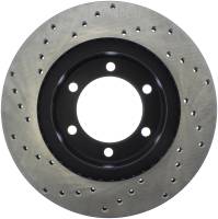 StopTech - StopTech Sport Cross Drilled Brake Rotor Front Left 128.44112L - Image 1