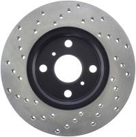 StopTech - StopTech Sport Cross Drilled Brake Rotor Front Left 128.44119L - Image 2