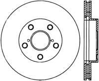 StopTech Sport Cross Drilled Brake Rotor Front Left 128.44121L