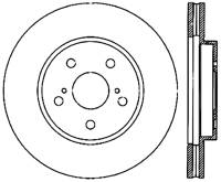 StopTech Sport Cross Drilled Brake Rotor Front Right 128.44125R