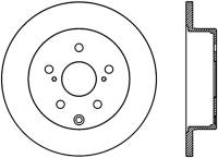 StopTech Sport Cross Drilled Brake Rotor Rear Right 128.44145R