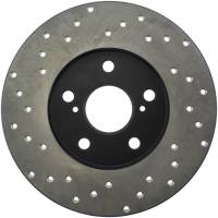 Stoptech - StopTech Sport Cross Drilled Brake Rotor Rear Left 128.44161L - Image 2