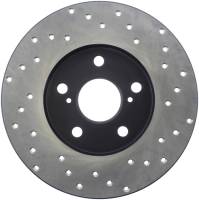 StopTech Sport Cross Drilled Brake Rotor Rear Right 128.44161R