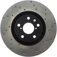 StopTech - StopTech Sport Cross Drilled Brake Rotor Front Left 128.44170L - Image 1