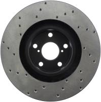 StopTech - StopTech Sport Cross Drilled Brake Rotor Front Left 128.44170L - Image 2