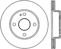 StopTech Sport Cross Drilled Brake Rotor Front Left 128.45034L