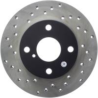 StopTech Sport Cross Drilled Brake Rotor Front Right 128.45034R