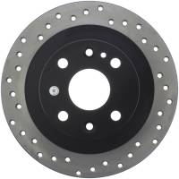 StopTech Sport Cross Drilled Brake Rotor Rear Right 128.45041R