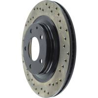 StopTech - StopTech Sport Cryo Cross Drilled Brake Rotor; Rear Left - Image 3