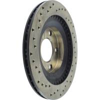 StopTech - StopTech Sport Cryo Cross Drilled Brake Rotor; Rear Left - Image 4