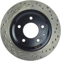 StopTech - StopTech Sport Cross Drilled Brake Rotor; Rear Left - Image 2