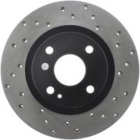 StopTech Sport Cross Drilled Brake Rotor Front Left 128.45058L