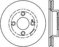 StopTech Sport Cross Drilled Brake Rotor Front Right 128.45058R