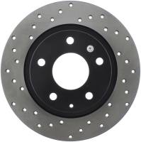 StopTech Sport Cross Drilled Brake Rotor Rear Right 128.45085R