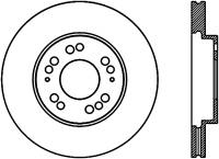 StopTech Sport Cross Drilled Brake Rotor Front Right 128.46032R