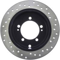 StopTech Sport Cross Drilled Brake Rotor Rear Right 128.46047R