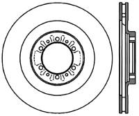 StopTech Sport Cross Drilled Brake Rotor Front Left 128.46051L