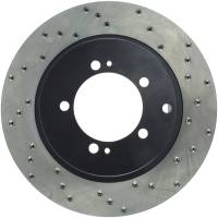 Stoptech - StopTech Sport Cross Drilled Brake Rotor Rear Left 128.46065L - Image 1