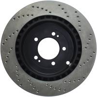 StopTech Sport Cross Drilled Brake Rotor Rear Right 128.46075R