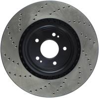 Stoptech - StopTech 08-16 Mitsubishi Lancer Sport Drilled Left Front Rotor - 128.46076L - Image 1