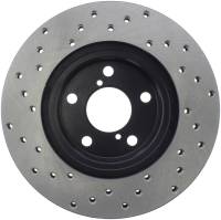 StopTech Sport Cross Drilled Brake Rotor Front Left 128.47010L