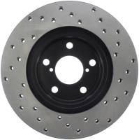 StopTech Sport Cross Drilled Brake Rotor Front Right 128.47010R