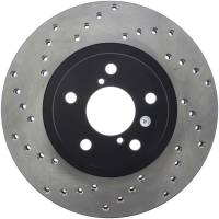 StopTech Sport Cross Drilled Brake Rotor Front Right 128.47012R