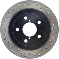 Stoptech - StopTech Sport Cross Drilled Brake Rotor Rear Left 128.47013L - Image 1