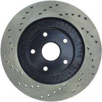 Stoptech - StopTech Sport Cross Drilled Brake Rotor Front Left 128.47014L - Image 2