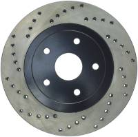 StopTech Sport Cross Drilled Brake Rotor Front Right 128.47014R