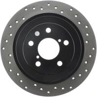 Stoptech - StopTech Sport Cross Drilled Brake Rotor Rear Left 128.47017L - Image 2