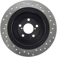 StopTech Sport Cross Drilled Brake Rotor Rear Right 128.47017R