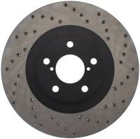 StopTech Sport Cross Drilled Brake Rotor Front Right 128.47018R