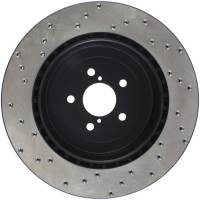 Stoptech - StopTech Sport Cross Drilled Brake Rotor Rear Left 128.47020L - Image 1