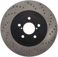 Stoptech - StopTech Sport Cross Drilled Brake Rotor Front Right 128.47021R - Image 2