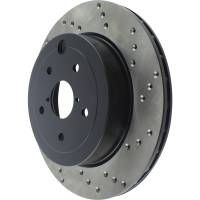 StopTech - StopTech Sport Cryo Drilled Brake Rotor Rear Left 128.47030CL - Image 3