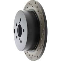 StopTech - StopTech Sport Cryo Drilled Brake Rotor Rear Left 128.47033CL - Image 3