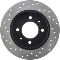 Stoptech - StopTech Sport Cross Drilled Brake Rotor Rear Left 128.51006L - Image 1