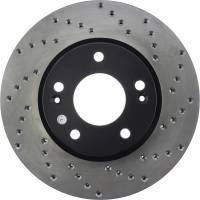 Stoptech - StopTech Sport Cryo Cross Drilled Brake Rotor Front Left 128.51015CL - Image 4