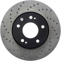 Stoptech - StopTech Sport Cross Drilled Brake Rotor Front Right 128.51015R - Image 2