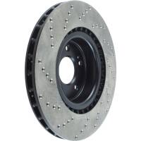 Stoptech - StopTech Sport Cryo Cross Drilled Brake Rotor Front Left 128.51036CL - Image 3