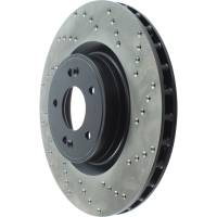 Stoptech - StopTech Sport Cryo Cross Drilled Brake Rotor Front Left 128.51036CL - Image 5