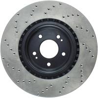 Stoptech - StopTech Power Slot 10-13 Hyundai Genesis Coupe Track & R-Spec Front Left Drilled Rotor - 128.51036L - Image 1