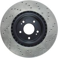 Stoptech - StopTech Power Slot 10-13 Hyundai Genesis Coupe Track & R-Spec Front Right Drilled Rotor - 128.51036R - Image 2