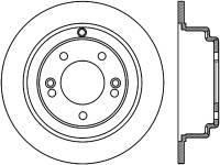 StopTech Sport Cross Drilled Brake Rotor Rear Right 128.51037R